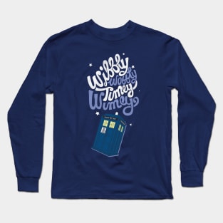 Wibbly Wobbly Timey Wimey Long Sleeve T-Shirt